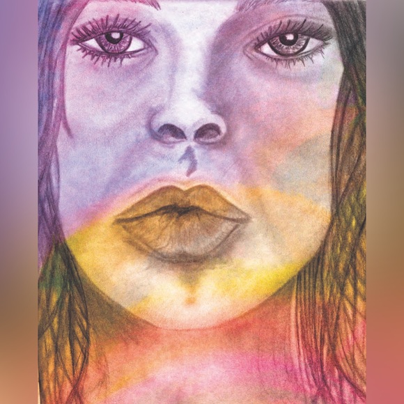 ʀᴇғʟᴇᴄᴛɪᴏɴ *ᴠɪsɪᴏɴᴀʀʏ ᴠᴜʟɴᴇʀᴀʙɪʟɪᴛʏ ᴄᴏʟʟᴇᴄᴛɪᴏɴ*
8x10 print of Original Artwork - Picture 1 of 1